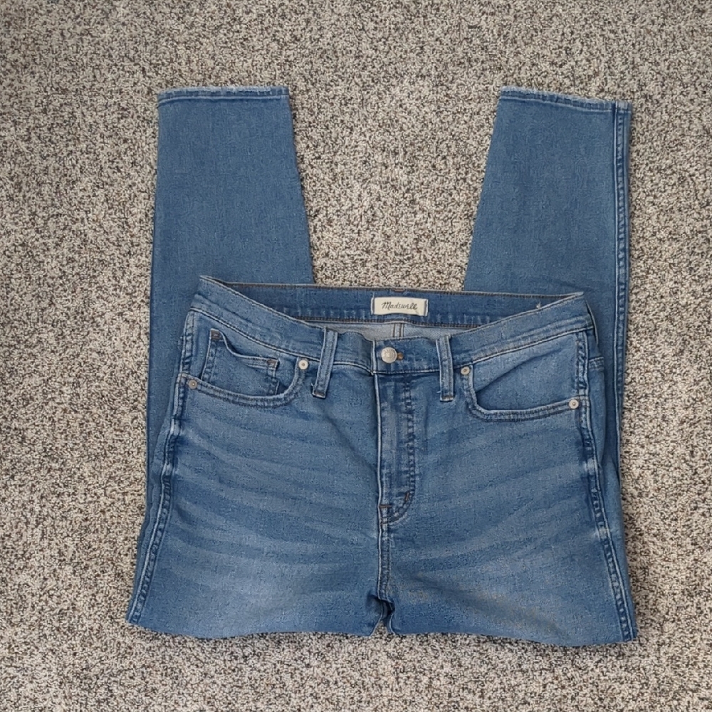 Madewell 10" High Rise Skinny Crop Jeans
